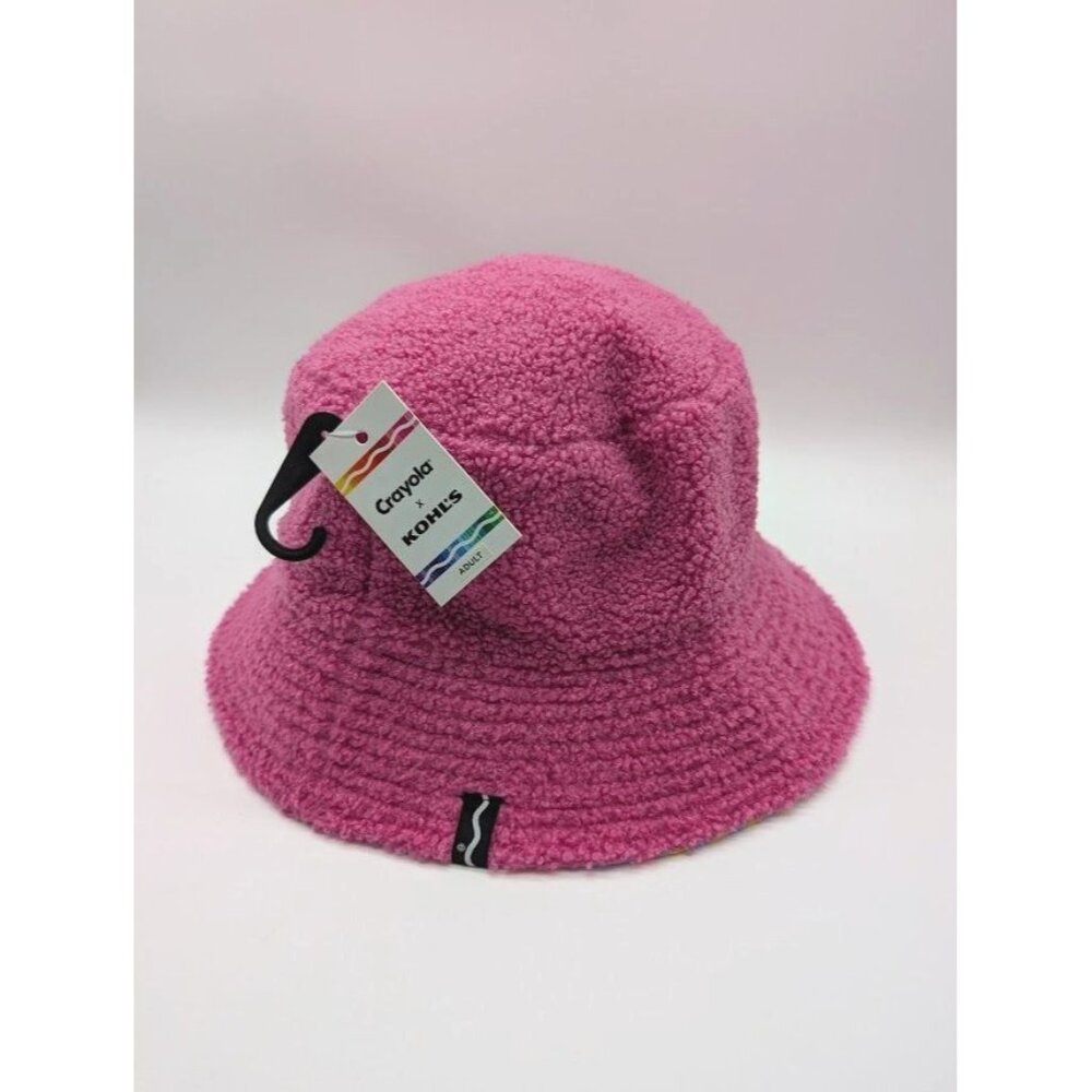 Crayola x Kohl's Bucket Hat One Size‎ Sherpa Indie Y2K Retro 90s Streetwear NEW
